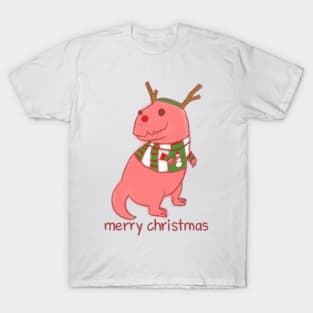 Christmas dinosaur T Rex, merry christmas T-Shirt